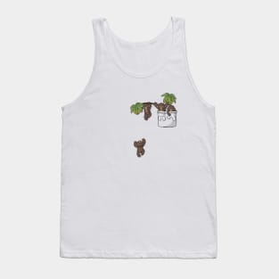 Cute Pocket Monkeys Tank Top